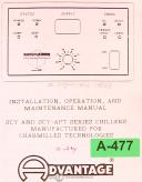 Advantage-Advantage Chiller SCY, SCY-ApT Series Charmilles Install Operations Maint Electrical Manual 1993-SCY-SCY-APT-01